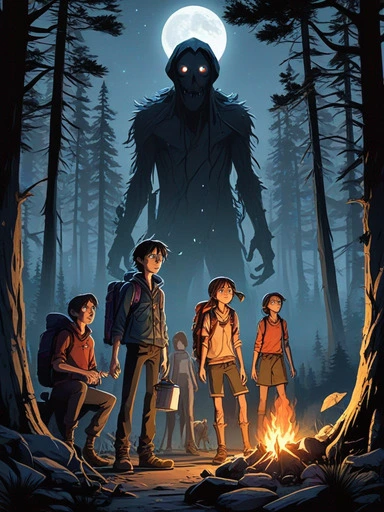 cartoon style poster